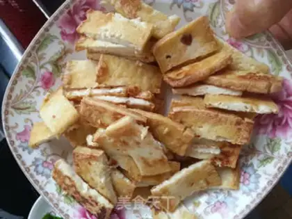 Make Five flowers and tofu step 5
