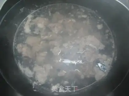 Make Pork bouquet soup step 1