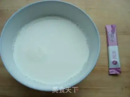 Make Peach yogurt step 1