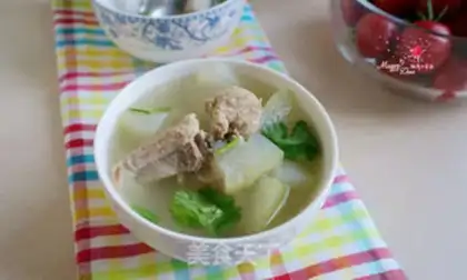 Make Pork bouquet soup step 7