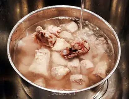 Make Sand tea and lamb pot step 1