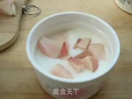 Make Peach yogurt step 7