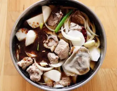 Make Sand tea and lamb pot step 2