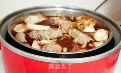 Make Sand tea and lamb pot step 3