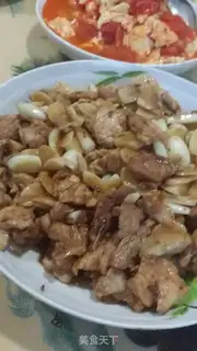 Make Garlic meat step 5