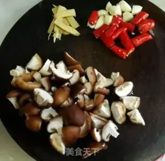 Make Chicken mushrooms step 2