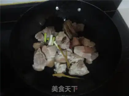 Make Pig hoof dry step 1