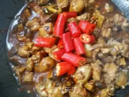Make Chicken mushrooms step 7