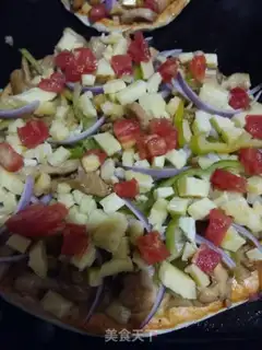 Make Chicken pizza step 10