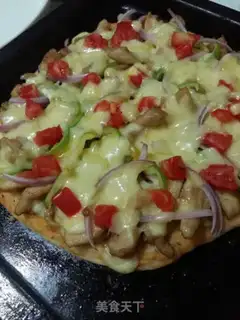 Make Chicken pizza step 11