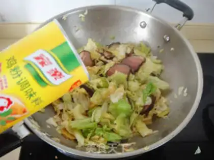 Make Tore the kale with the meat step 10