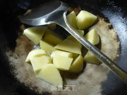 Make Snowbread and potatoes step 1
