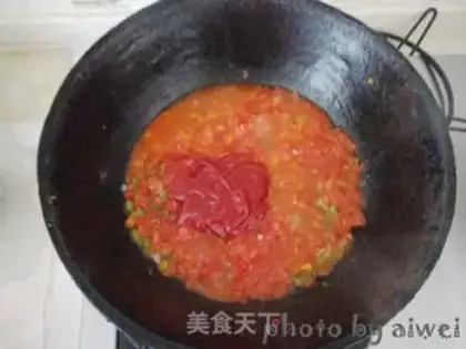 Make Tomato sauce pasta step 9