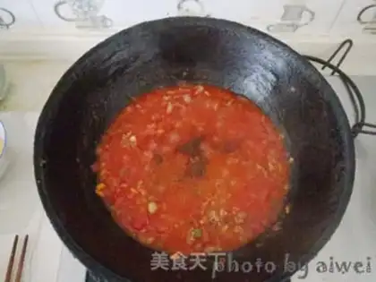 Make Tomato sauce pasta step 11