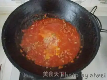 Make Tomato sauce pasta step 12
