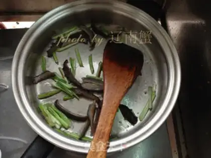 Make Burning sea cucumber step 5