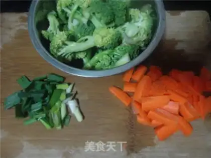 Make Carrot and broccoli step 0