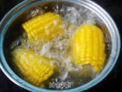 Make Mango lemon corn juice step 1