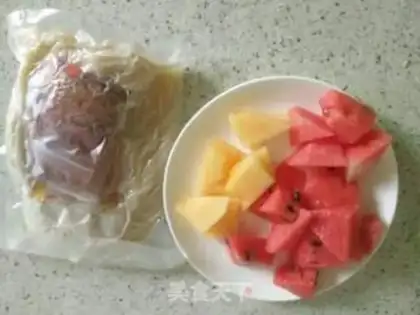 Make Ice cold side of the watermelon step 0