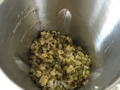 Make Green bean ice cream step 1