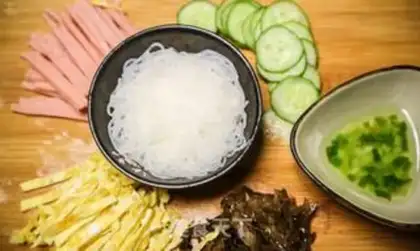 Make Spring rain salad step 2