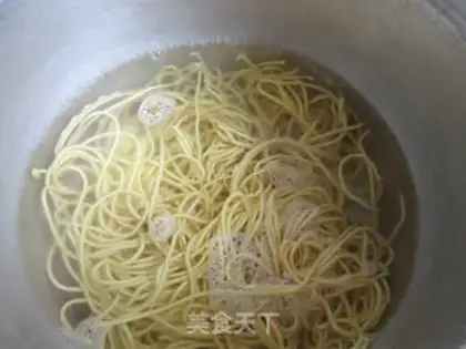 Make Carrot squid noodles step 8