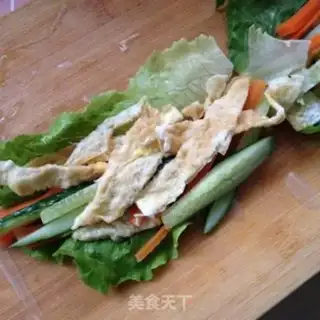 Make Viet Nam Spring Roll step 4