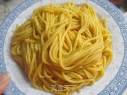 Make Carrot squid noodles step 10