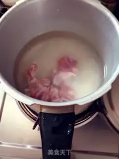 Make Shrimp chop congee step 1