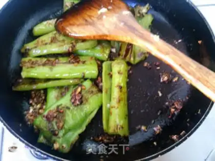 Make Non-fried tiger-skin peppers step 9