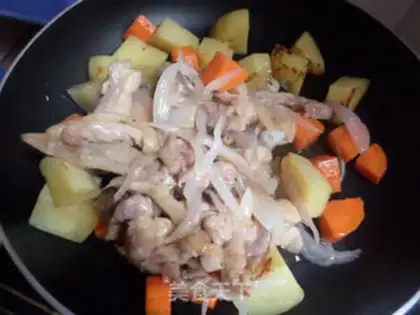 Make Potato curry chicken step 6
