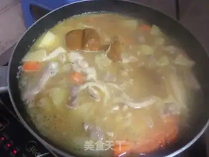 Make Potato curry chicken step 7