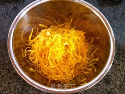 Make Pumpkin slag eggcake step 1