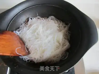 Make A big, colored shrimp fan step 10