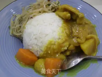 Make Potato curry chicken step 12