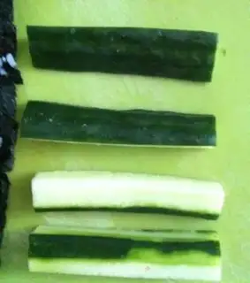 Make Square sushi step 2