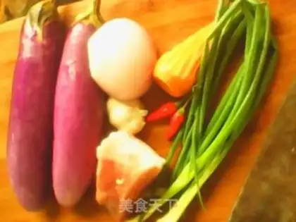 Make Pork eggplant sauce step 0