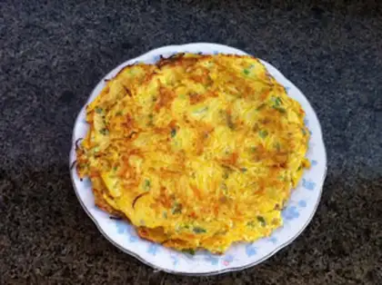 Make Pumpkin slag eggcake step 9