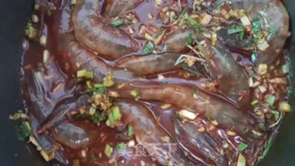 Make Drunk prawn step 6