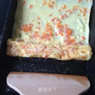 Make Ham and eggs step 4