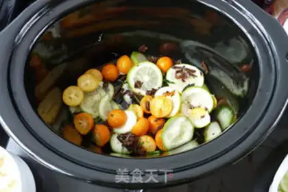 Make Orange lemon and ice cream step 1