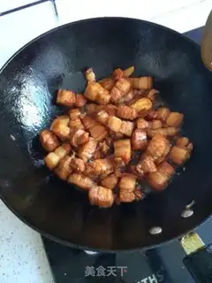 Make Red roast meat rice step 8