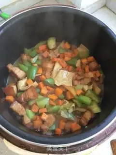 Make Red roast meat rice step 11