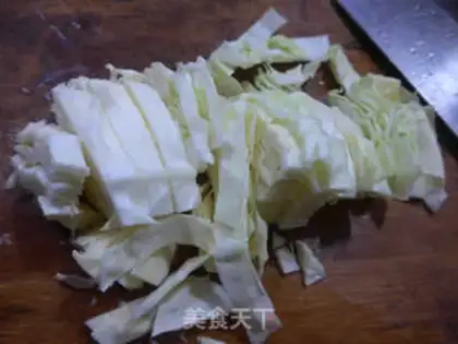 Make Bacon-covered cabbage step 2