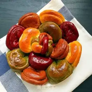 Make Four colored bean-bread step 12