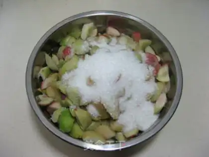 Make Delicious peach sauce step 1