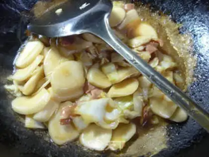 Make Bacon-covered cabbage step 12