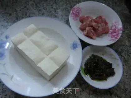 Make Olive pork and tofu step 0