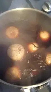 Make Easy tea eggs step 6