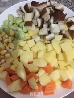 Make Five-colour rice step 0